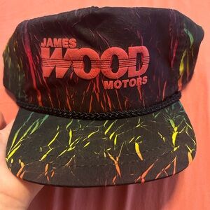 Vintage 80s style James Wood rope bill SnapBack